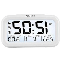 Morning Alarm Clock Digital LCD Large Screen Wake-up Clock M