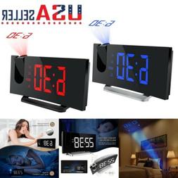 Mpow Student Home LED Projection Bedside Alarm Clock FM Radi