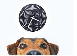 N3 MyPet Rotating Wall Clock - Unique Silent Wall Clock - Wi