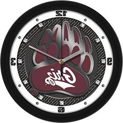 SunTime NCAA Montana Grizzlies Textured Carbon Fiber Wall Cl