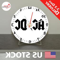 NEW AC/DC CD Clock Rock Music - Decor Idea for Home