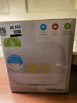 New Capello Aromatherapy Alarm Clock Essential Oil Diffuser 