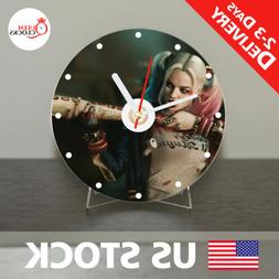 NEW Harley Quinn Batman CD Clock - Unique Decor Idea for Hom
