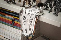 New idea Crooked Fondus Roman numerals Wall Clock Unusual Be