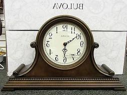 BULOVA - NEW MANTEL CLOCK WITH HARMONIC CHIMES "ASHEVILLE" B