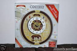 NEW Seiko Melodies in Motion Clock, 22 Swarovski Crystals, 2