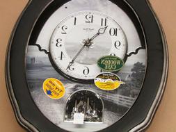 NEW RHYTHM MUSICAL WALL CLOCK  -"JOYFULHOMESTEAD II  " 4MH42