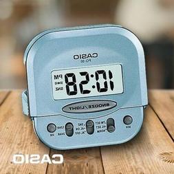 NEW Casio PQ30-2 Blue Teal Compact Digital Beep Alarm Clock 