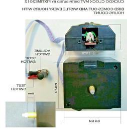 NEW QUARTZ CLOCK Battery Movement Mechanism CUCKOO CLOCK Rep