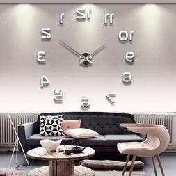 3d Acrylic Clock Design Luxury Large