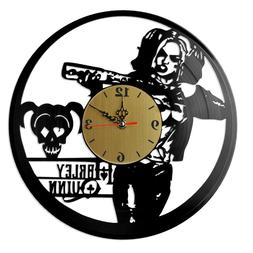 NEW  Vinyl Record Wall Clock "Harley Quinn #1", modern decor