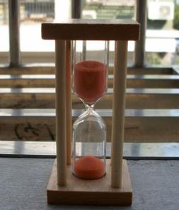 New Wooden Hourglass Brushing Clock Sand for Timer Sandglass