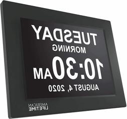 American Lifetime Newest Version Day Clock; Extra Large Impa