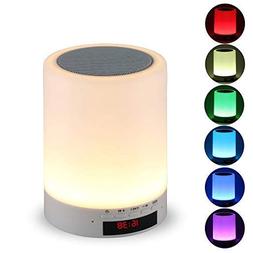 Night Light Bluetooth Speaker, Tranesca Portable Wireless Bl