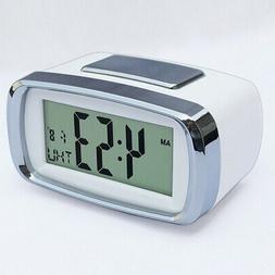 Non-Ticking Digital Snooze Alarm Clock Bedside Large Display