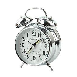Mokeep Alarm Clock for Heavy Sleepers 4" Twin Bell Vintage A