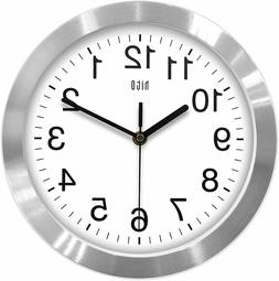 Non Ticking Wall Clock Modern Silent 10 Inch Home Office Dec