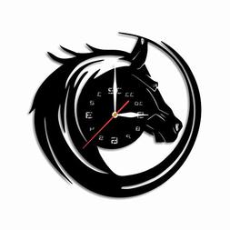 MandarinStudio Offer. Cut of Plastic 11,4" Horse Wall Clock 