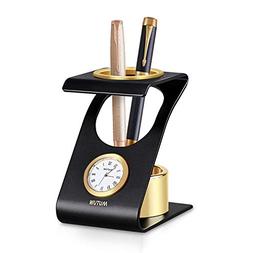 MUTUW Business Gifts Stylish All-Metal Desktop Round Clock P