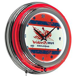 Trademark Gameroom Pure Oil Vintage Chrome Double Rung Neon 