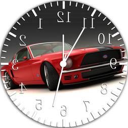Old Classic Car Frameless Borderless Wall Clock Nice For Gif