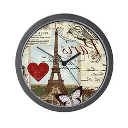 CafePress - Paris Memories - Unique Decorative 10" Wall Cloc