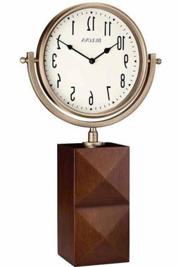 Bulova Park Avenue Analog Quartz Solid Hardwood Bronze Tone 