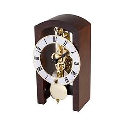 Hermle PATTERSON Mechanical Table Clock #23015030721, Walnut