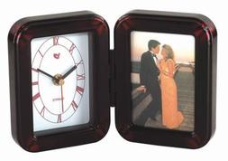 Personalized Free Engraved Custom Picture Frame and Clock wi