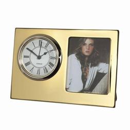 Personalized Free Engraving Goldtone or Silver Clock with Pi
