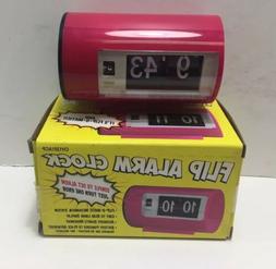 Pink, Retro Calendar Flip Clock