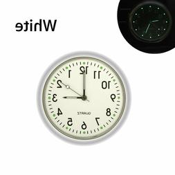 Pocket Small Mini Luminous Quartz Analog Watch Stick-On Cloc