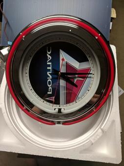Pontiac Double Neon Wall Clock Great For Garage Man Cave