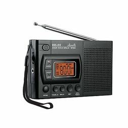 DreamSky Portable AM/FM Radio Alarm Clock, Clear Loudspeaker