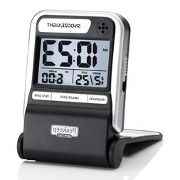 Portable Ultra Compact Battery Travel Alarm Clock Small Digi