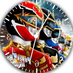 Power Rangers Frameless Borderless Wall Clock For Gifts or H