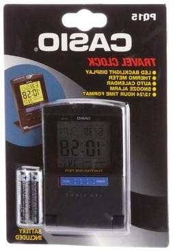 Casio PQ15-1K Travel Alarm Clock with Thermometer
