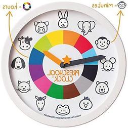 Collection Time Silent Metal Frame Wall 12'' For Kids