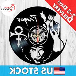 Prince Sign Vinyl Record Wall Clock Singer Art Music Decor M