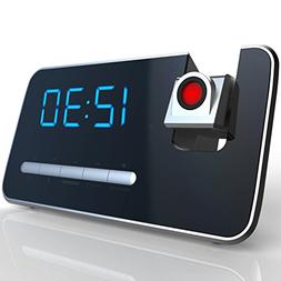 Projection Alarm Clock With AM/FM Radio By Superior Essentia
