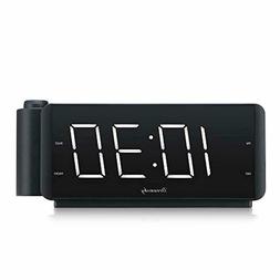 Projection Alarm Clock on Ceiling Wall Large Display Project