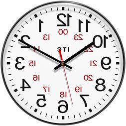 Infinity Instruments 12" Prosaic 24 Wall Clock 