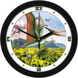 Pterodactyl Dinosaur Series 11.5" Kids Room Wall Clock by Su