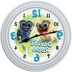 Puppy Dog Pals PERSONALIZED Wall Clock - Bingo Rolly Disney 