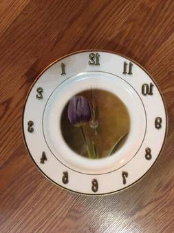 Purple Tulip Exclusive Photo Creation Clock by Nicholas Tesl