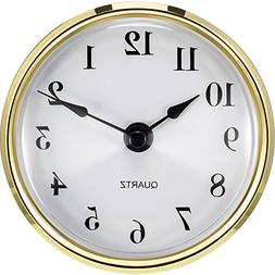 Hicarer 3-1/8 Inch  Quartz Clock Fit-up/Insert with Arabic N