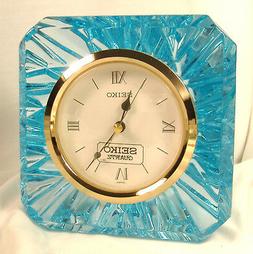 Seiko Quartz Clock for desk, table, or mantel, contemporary 