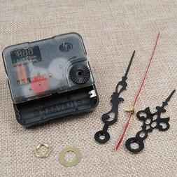 Quartz Clock Movement Mechanism Repair DIY Tool Kit+Black Ha
