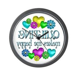 CafePress - Quilting Happiness - Unique Decorative 10" Wall 