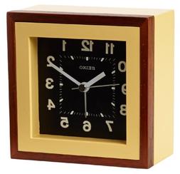 Seiko QXE047YLH Japanese Quartz Alarm Clock